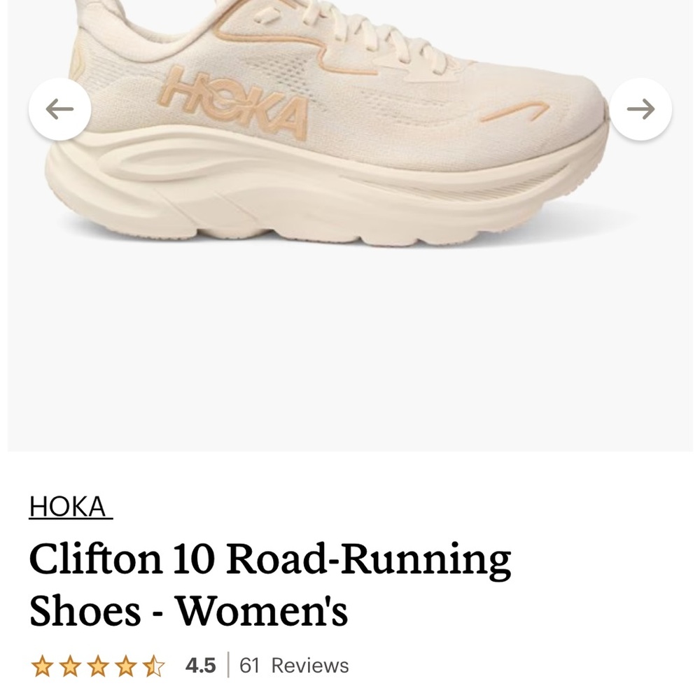 HOKA Clifton 10 - Cream